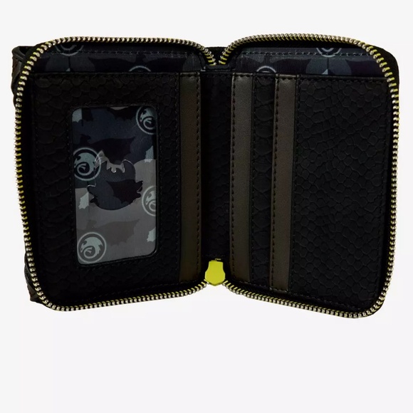 Loungefly DreamWorks How To Train Your Dragon Toothless Neon Wallet - Picture 4 of 4